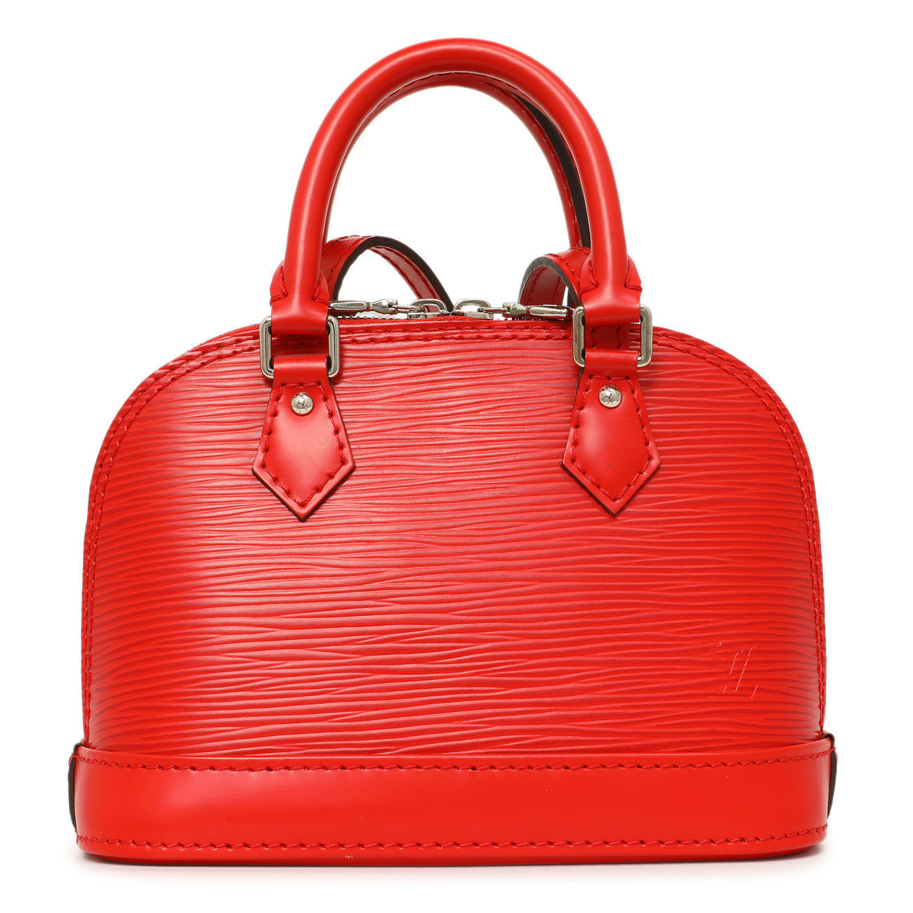 Exclusive Louis Vuitton Coquelicot Epi Nano Alma — Side View