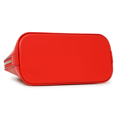 Exclusive Louis Vuitton Coquelicot Epi Nano Alma — Top View