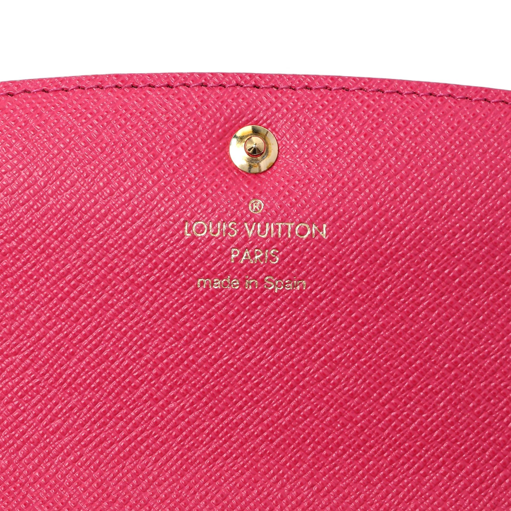 Exclusive Louis Vuitton Monogram Bloom Flower Emilie Wallet — Detail View