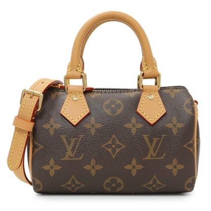 Exclusive Louis Vuitton Monogram Nano Speedy — Front View