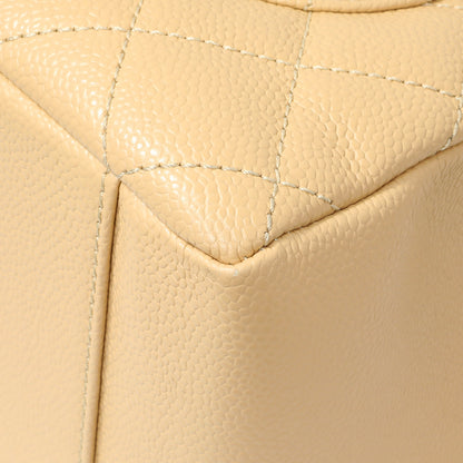 Exclusive Chanel Beige Quilted Caviar Grand Shopping Tote GST — Alternate View 7