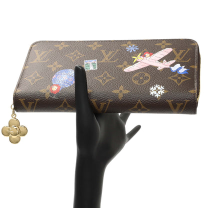 Exclusive Louis Vuitton Monogram Christmas Animation Zippy Wallet — Lifestyle View