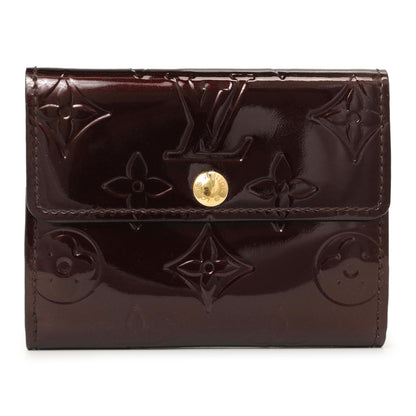 Exclusive Louis Vuitton Amarante Vernis Ludlow Wallet — Front View