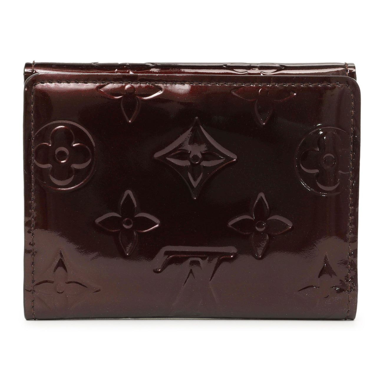 Exclusive Louis Vuitton Amarante Vernis Ludlow Wallet — Side View