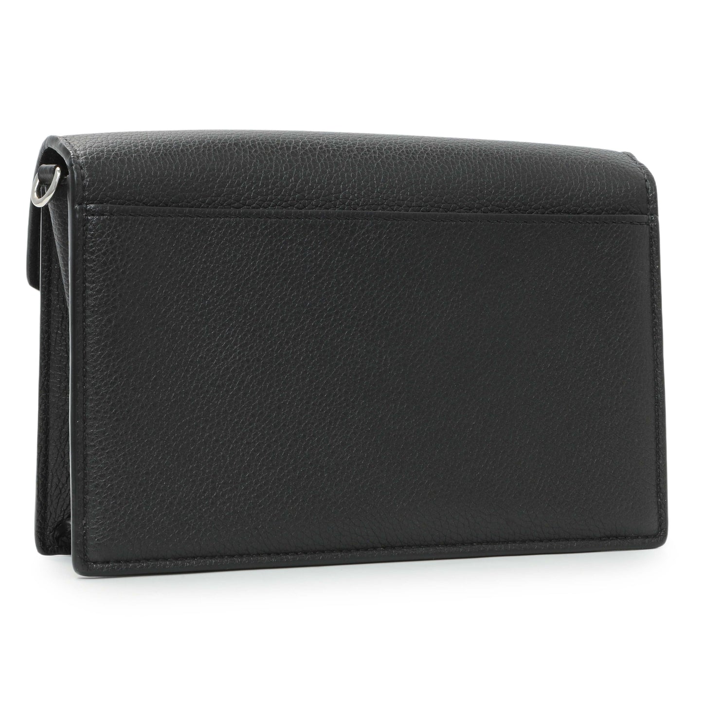 Exclusive Louis Vuitton Black Calfskin Mylockme Chain Pochette — Side View