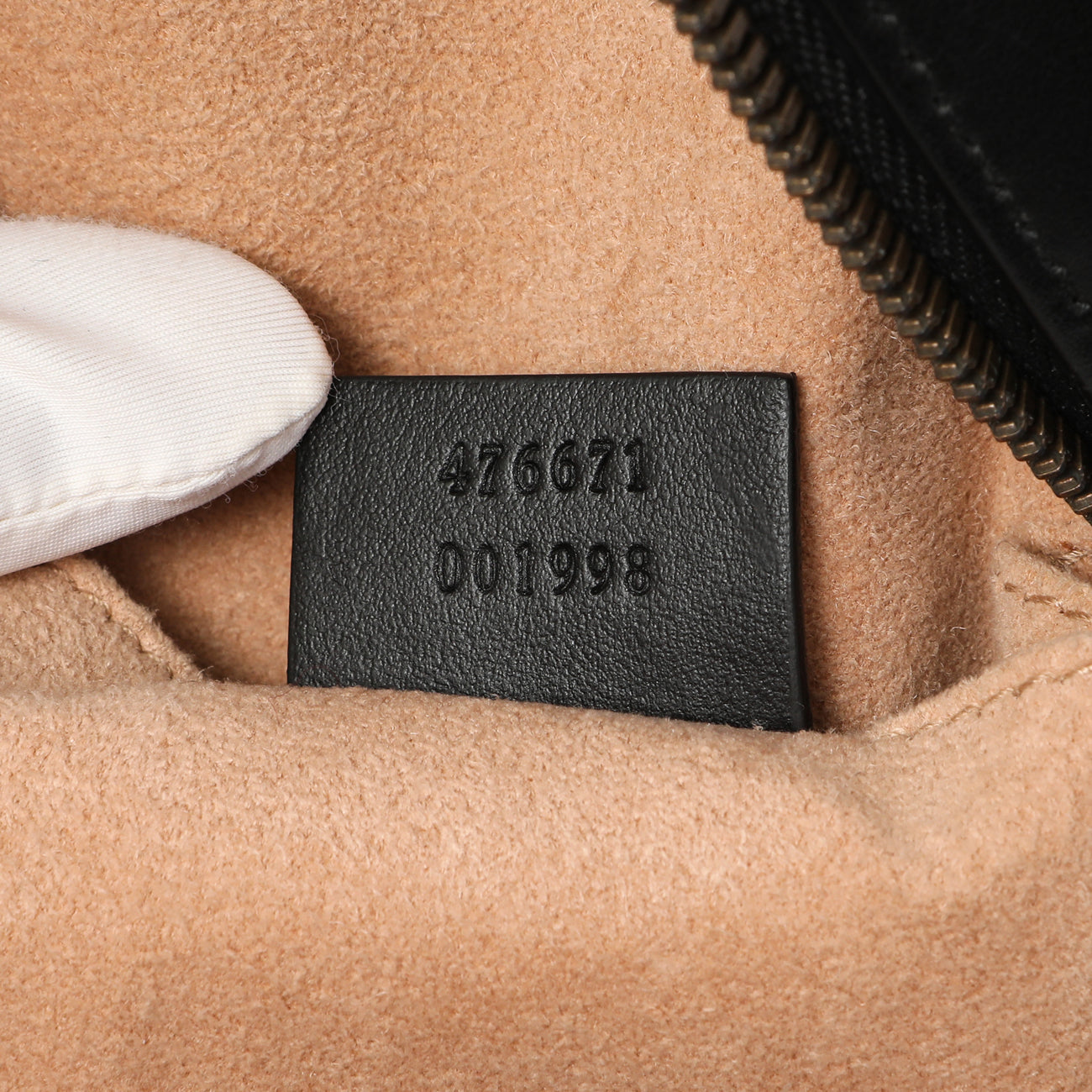 Exclusive Gucci Black Calfskin Matelasse GG Marmont Backpack — Lifestyle View