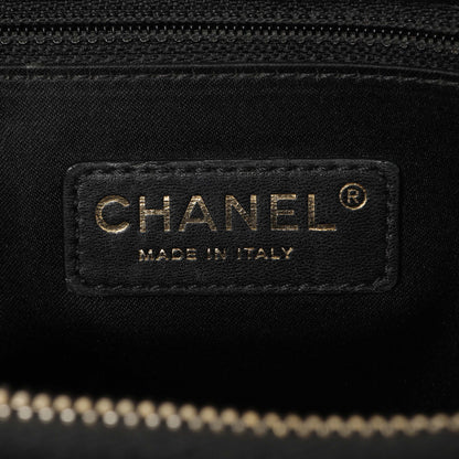 Exclusive Chanel Black Quilted Caviar Grand Shopping Tote GST — Alternate View 9