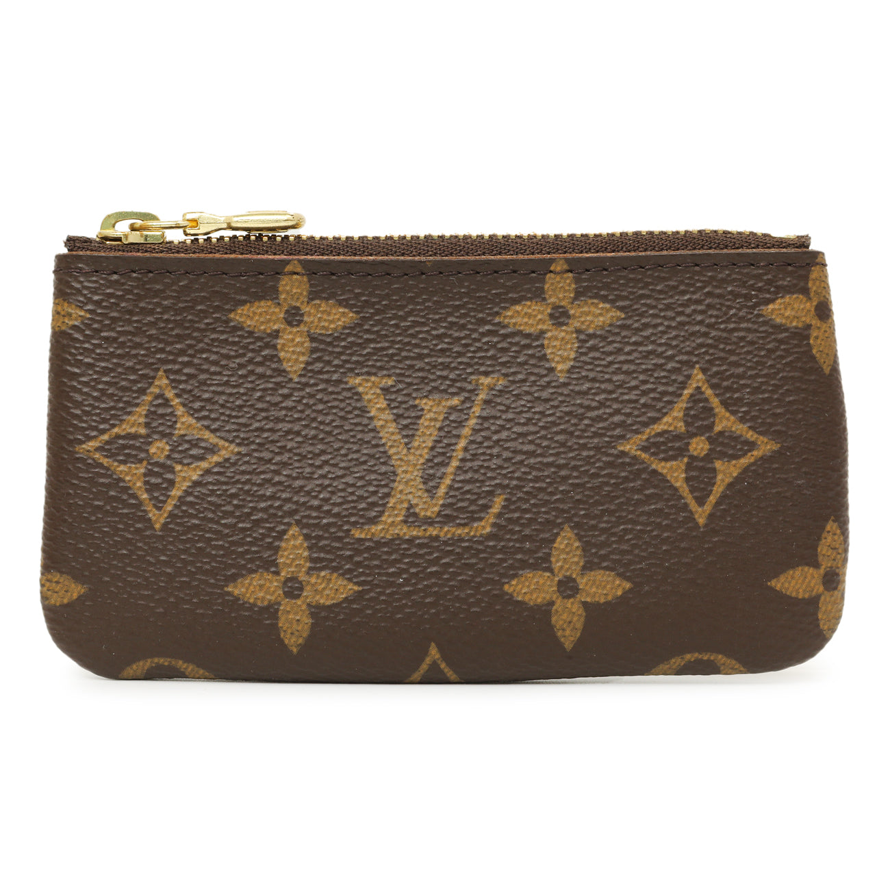 Exclusive Louis Vuitton Monogram Key Pouch — Front View