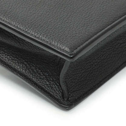 Exclusive Louis Vuitton Black Calfskin Mylockme Chain Pochette — Lifestyle View