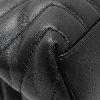 Exclusive Saint Laurent Black Calfskin Medium Loulou — Lifestyle View