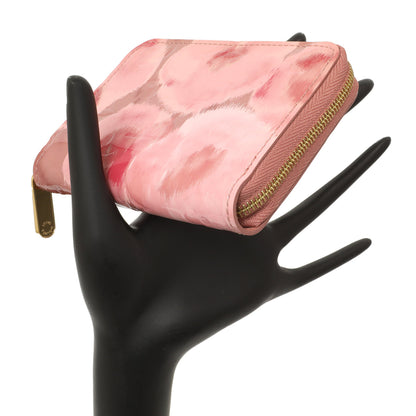Exclusive Louis Vuitton Rose Velours Vernis Ikat Zippy Coin Purse — Alternate View 7