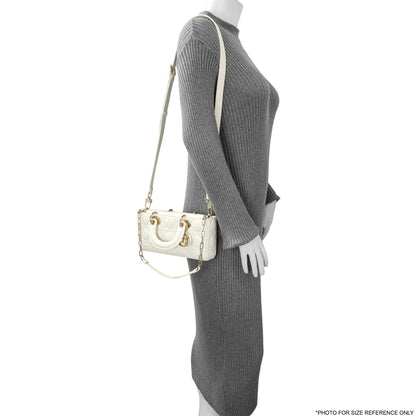 Exclusive Christian Dior White Lambskin Cannage Small Lady D-Joy — Alternate View 7