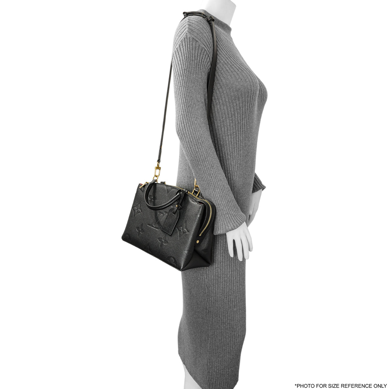 Exclusive Louis Vuitton Black Empreinte Monogram Giant Petit Palais — Alternate View 10