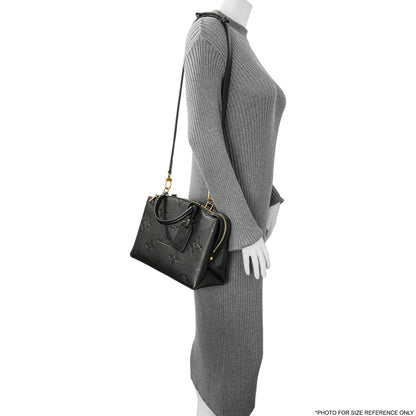 Exclusive Louis Vuitton Black Empreinte Monogram Giant Petit Palais — Alternate View 10