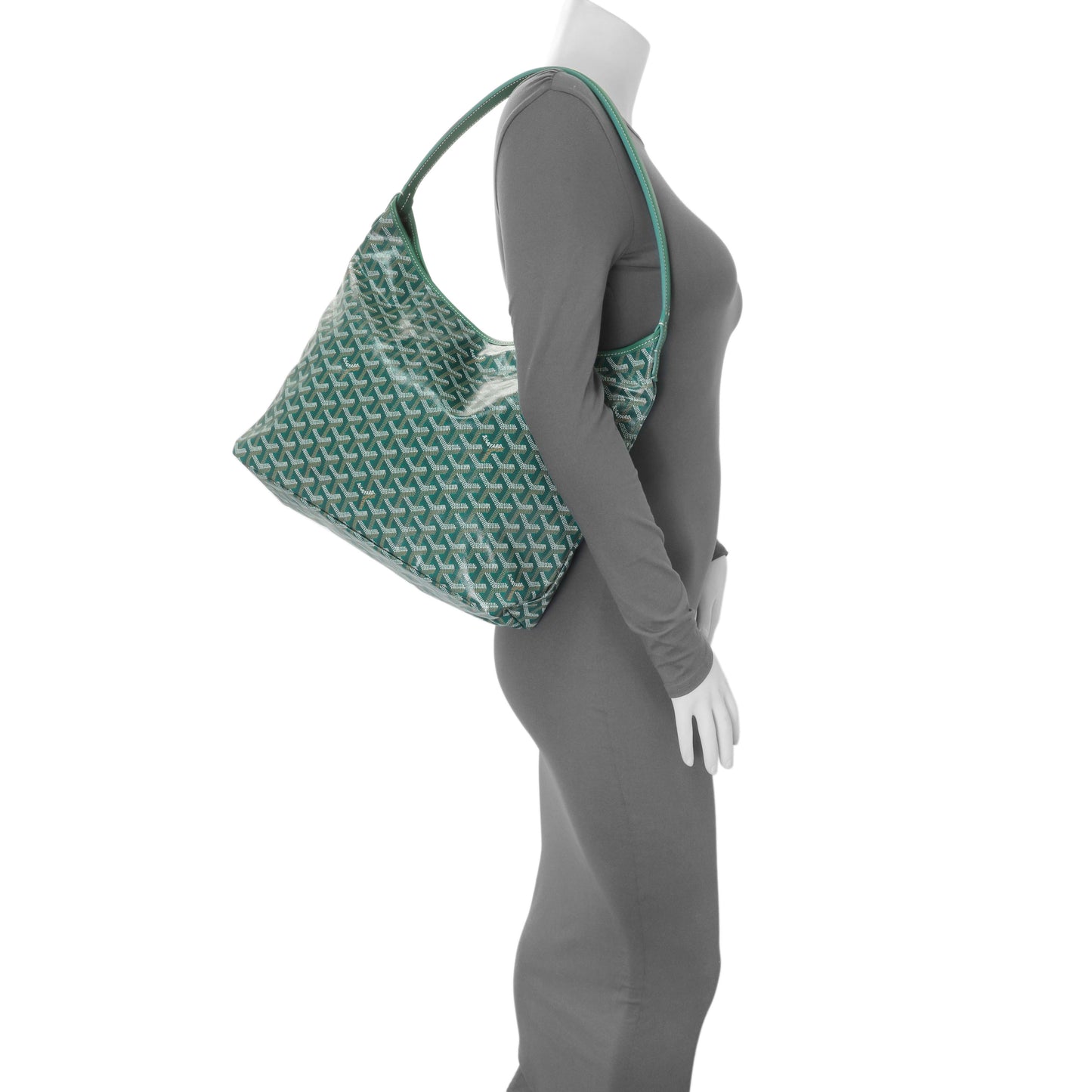 Exclusive Goyard Green Goyardine Boheme Hobo — Alternate View 7