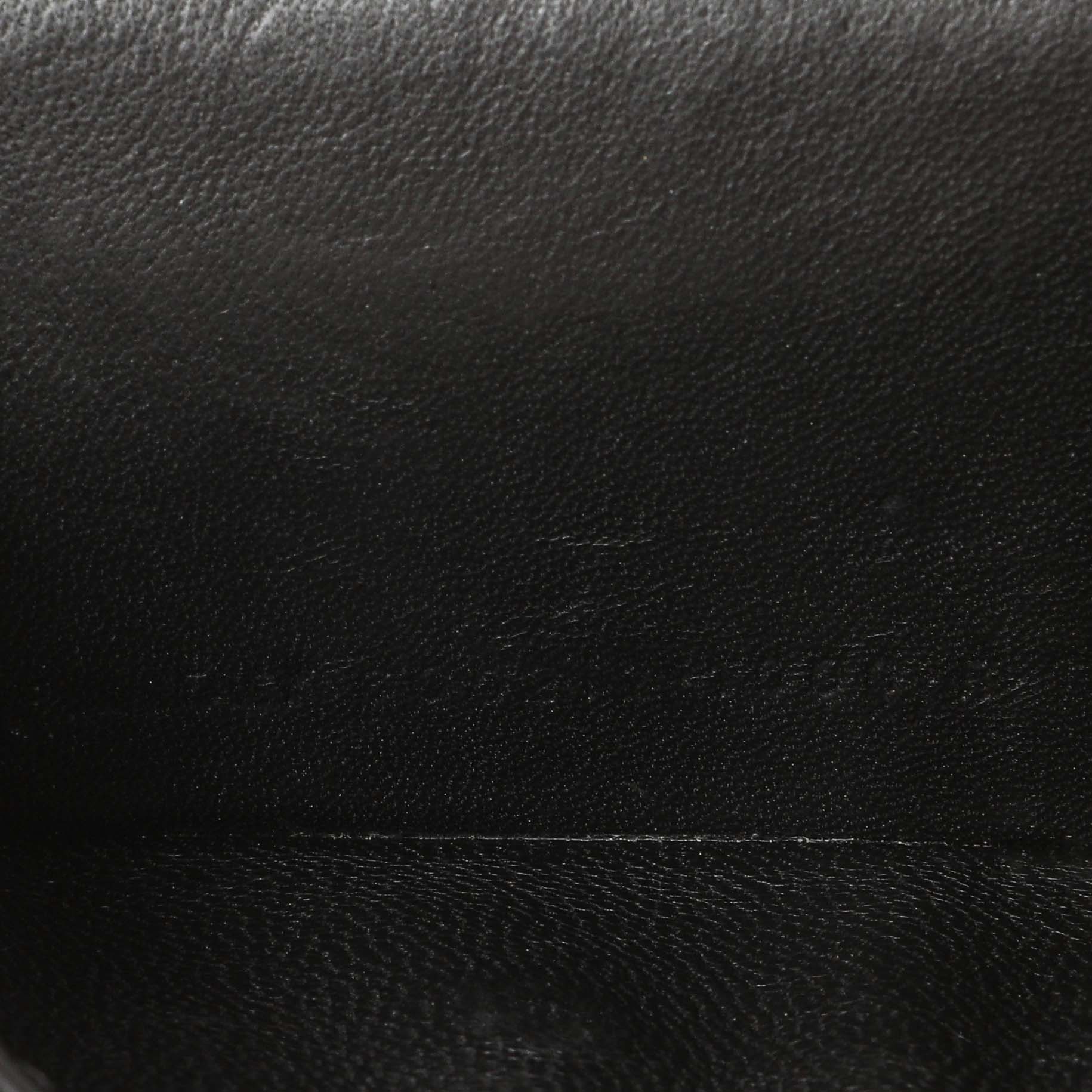 Exclusive Balenciaga Black Calfskin Hourglass Mini Wallet — Alternate View 9