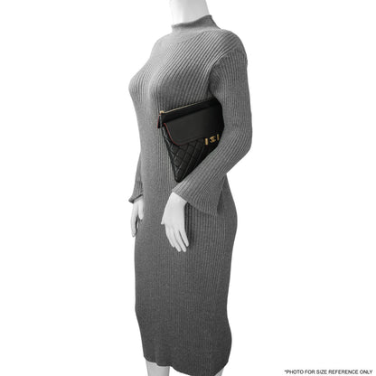 Exclusive Grained Black Quilted Calfskin Archi Chic Cosmetic Case — Alternate View 11