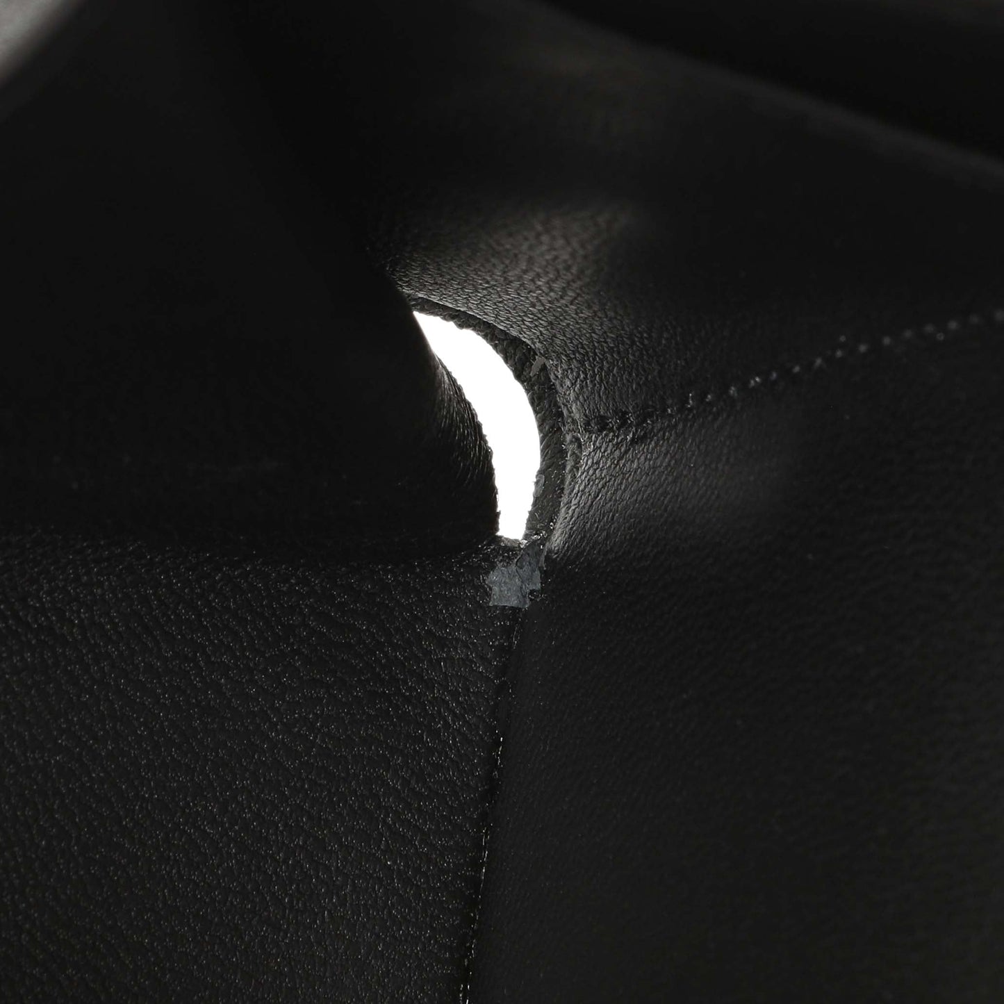 Exclusive Balenciaga Black Calfskin Hourglass Mini Wallet — Alternate View 10