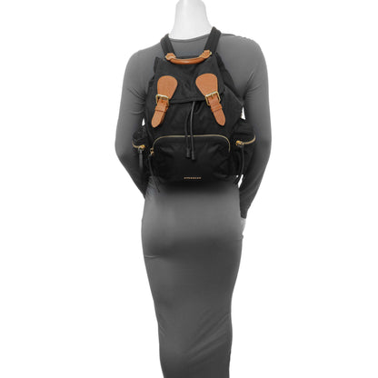 Exclusive Burberry Black Nylon Medium Rucksack — Alternate View 9