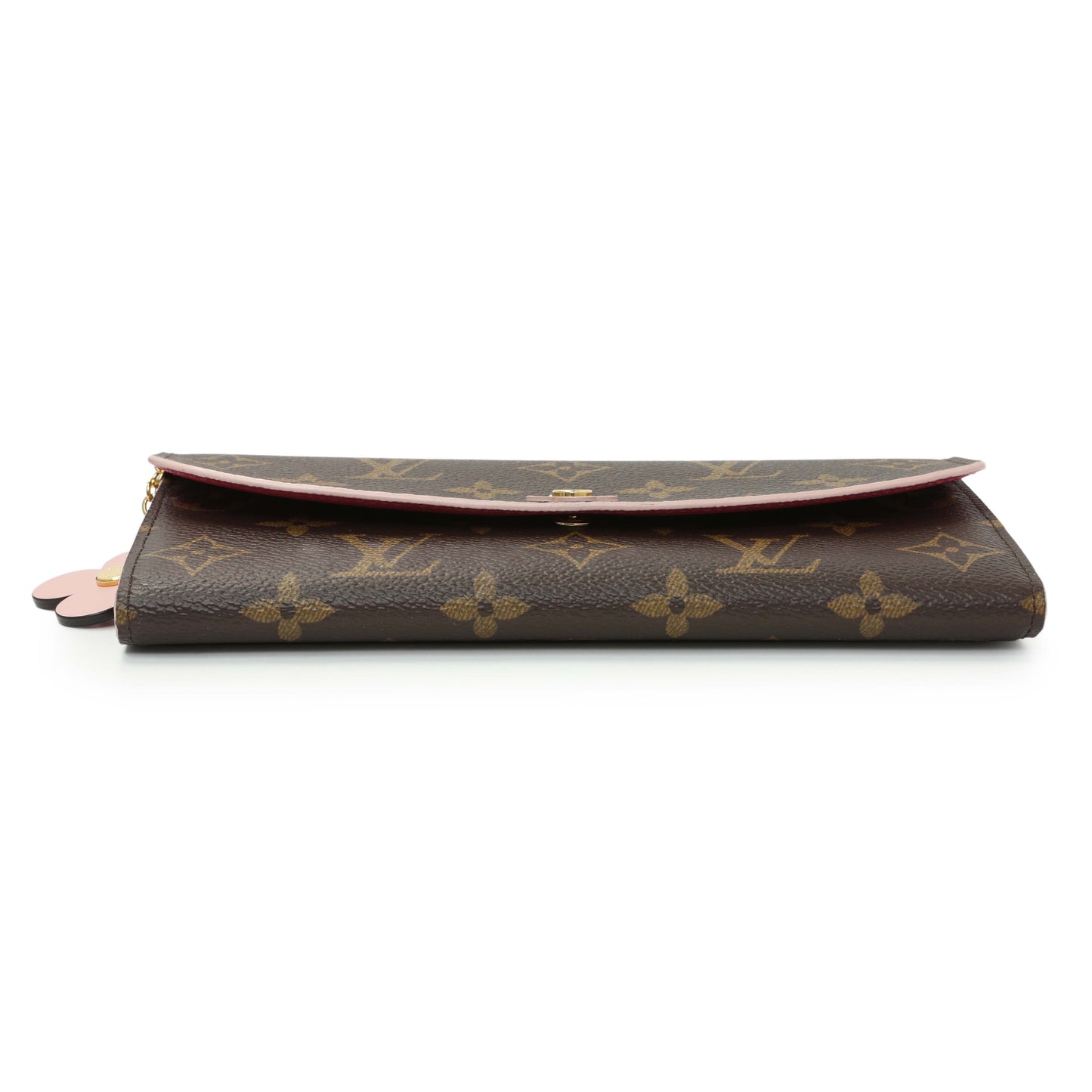 Exclusive Louis Vuitton Monogram Bloom Flower Emilie Wallet — Back View