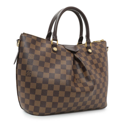Exclusive Louis Vuitton Damier Ebene Siena MM — Side View