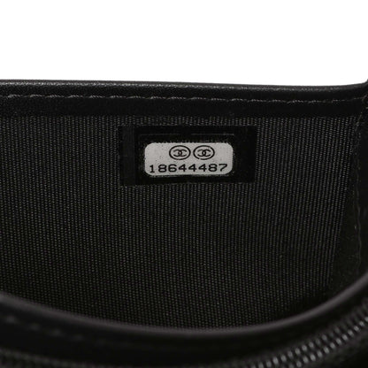 Exclusive Chanel Black Quilted Patent Yen Wallet — Alternate View 8