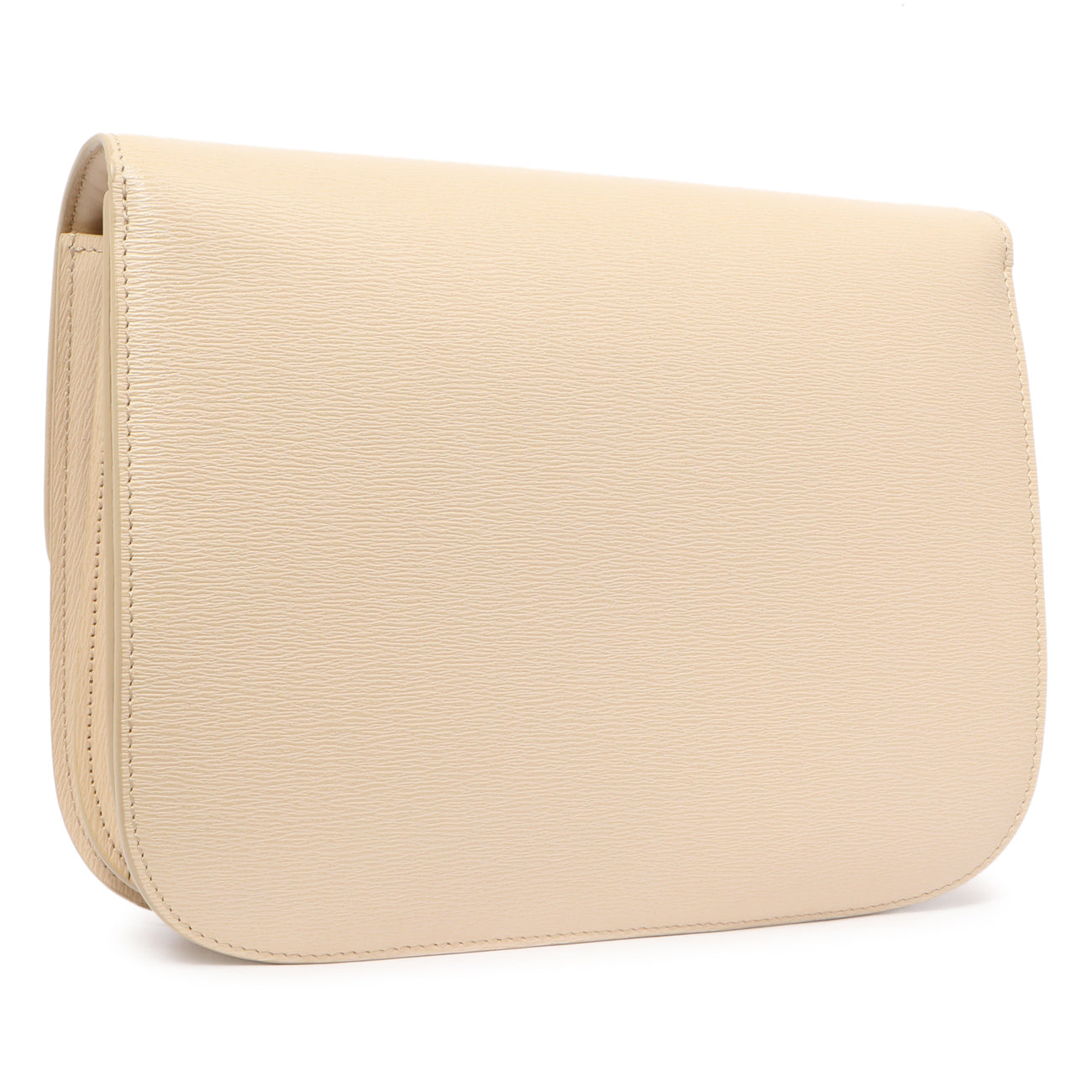 Exclusive Celine Powder Liege Calfskin Medium Classic Flap Bag — Side View