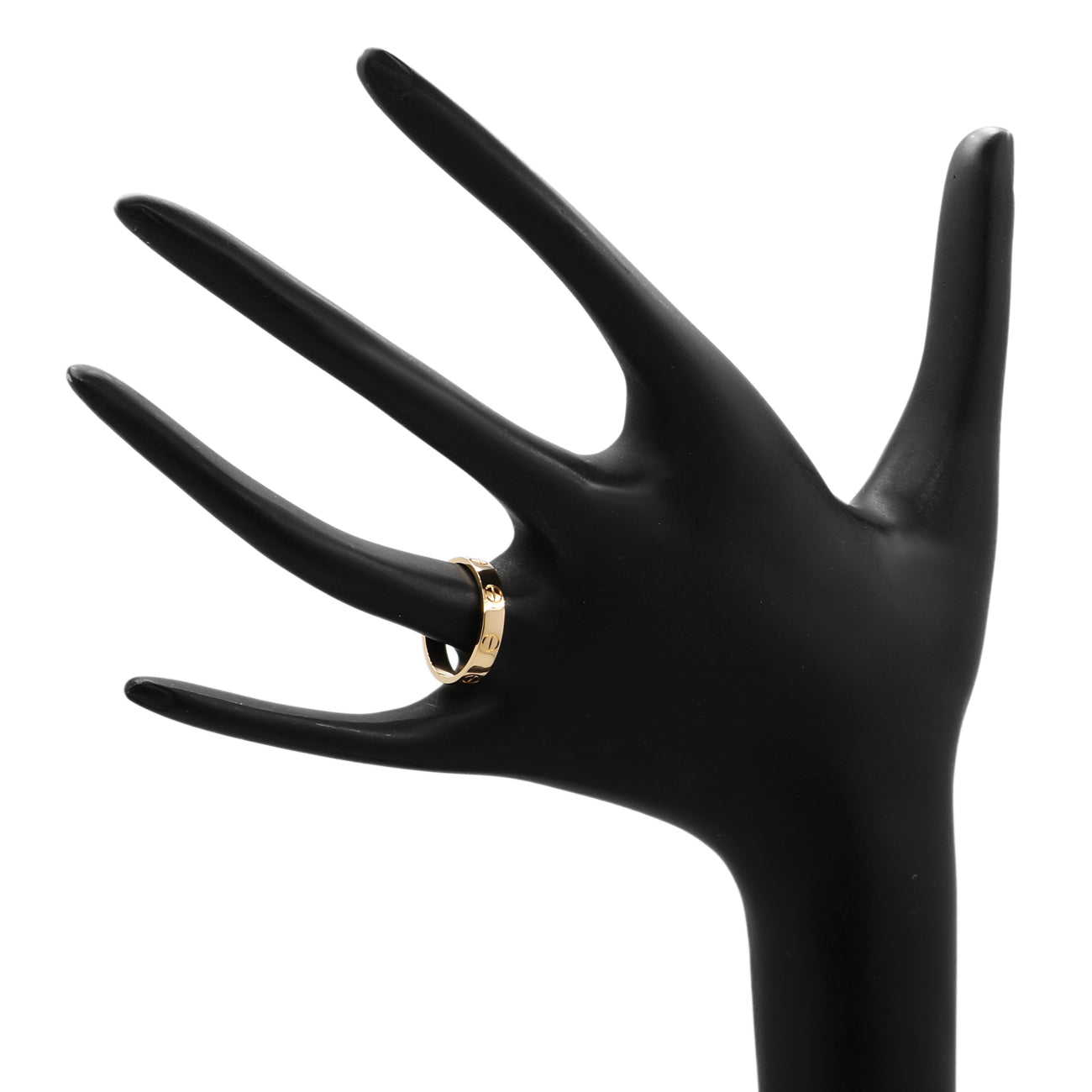 Exclusive Cartier 18K Yellow Gold Love Wedding Band — Back View