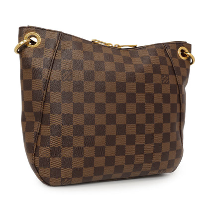 Exclusive Louis Vuitton Damier Ebene South Bank Besace — Side View
