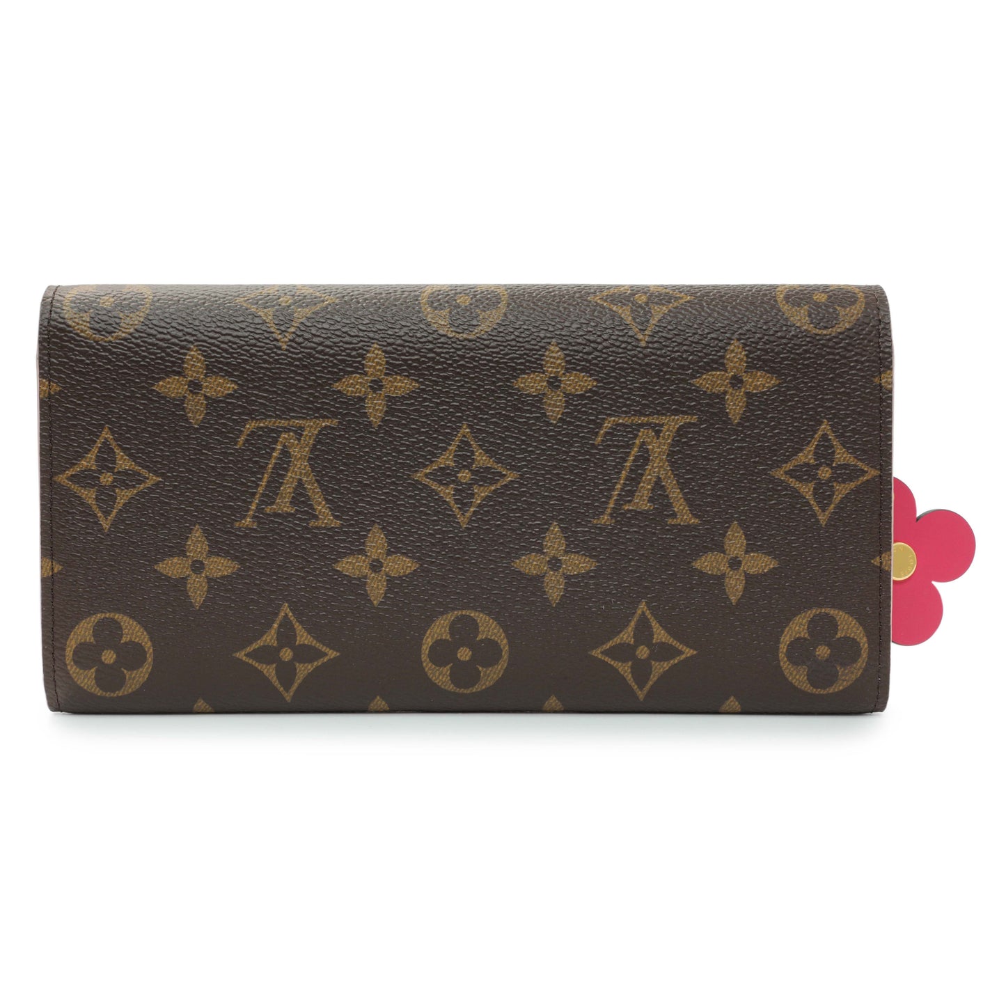 Exclusive Louis Vuitton Monogram Bloom Flower Emilie Wallet — Side View