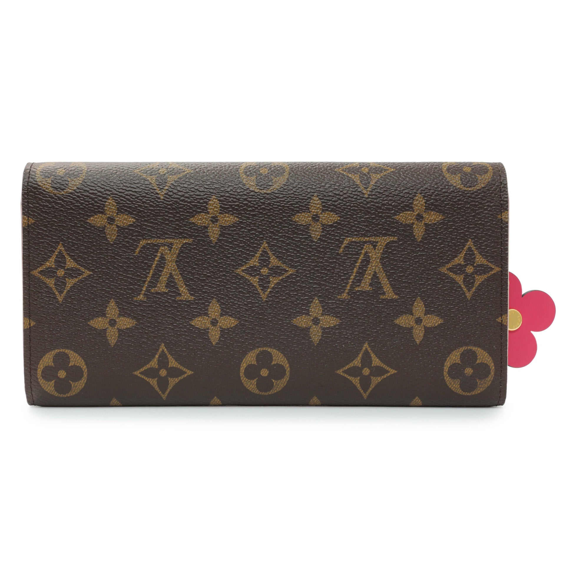 Exclusive Louis Vuitton Monogram Bloom Flower Emilie Wallet — Side View