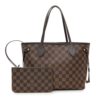 Exclusive Louis Vuitton Damier Ebene Neverfull PM — Front View