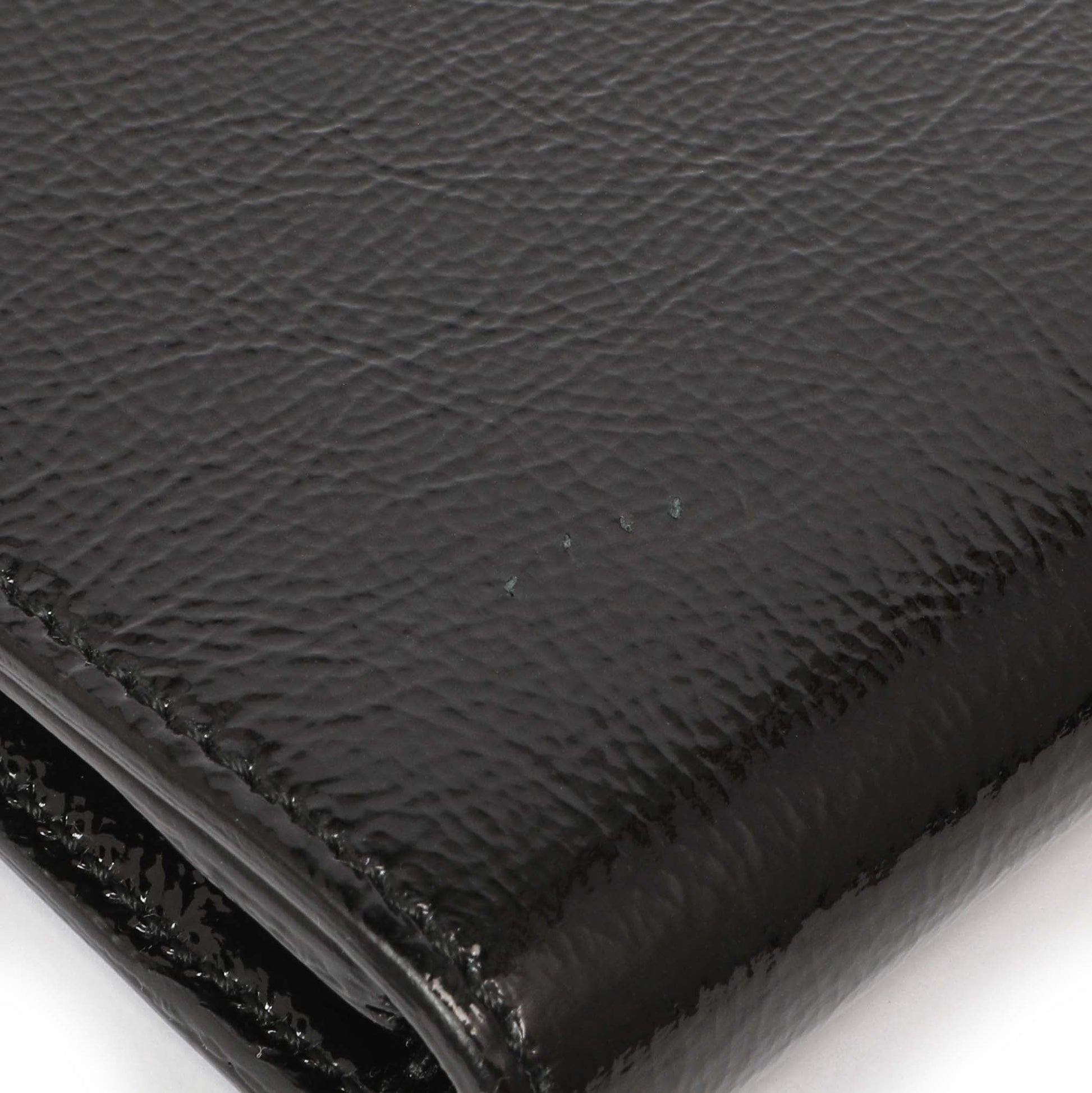 Exclusive Saint Laurent Black Textured Patent Monogram Small Belle De Jour Clutch — Alternate View 7
