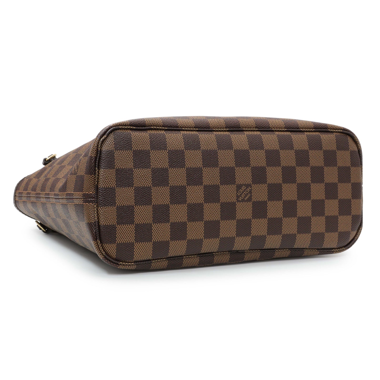 Exclusive Louis Vuitton Damier Ebene Neverfull PM — Back View