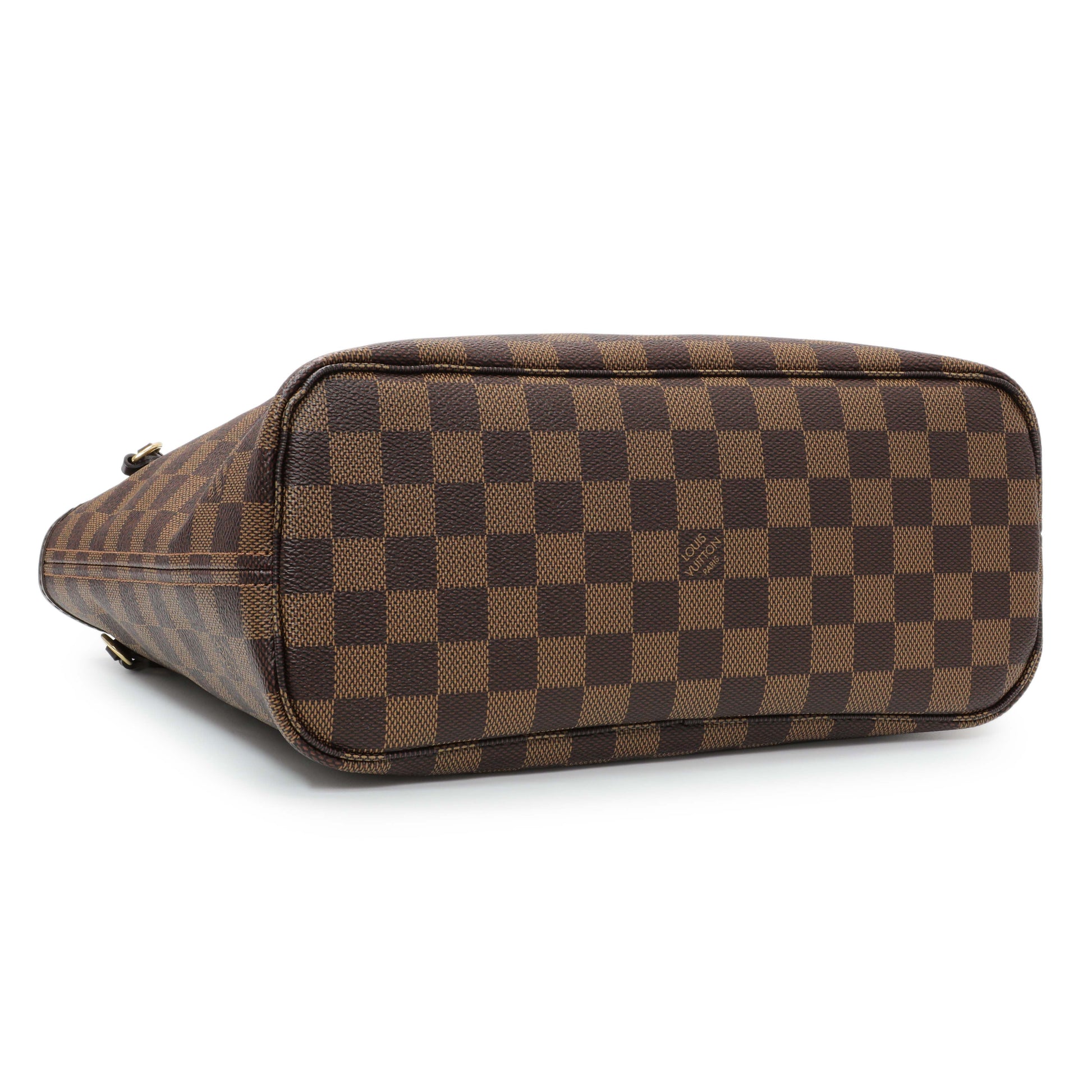 Exclusive Louis Vuitton Damier Ebene Neverfull PM — Back View