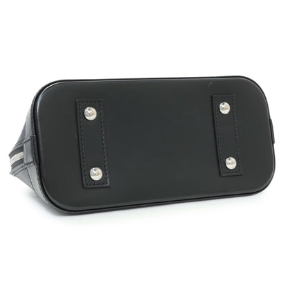 Exclusive Louis Vuitton Black Epi Alma BB — Back View