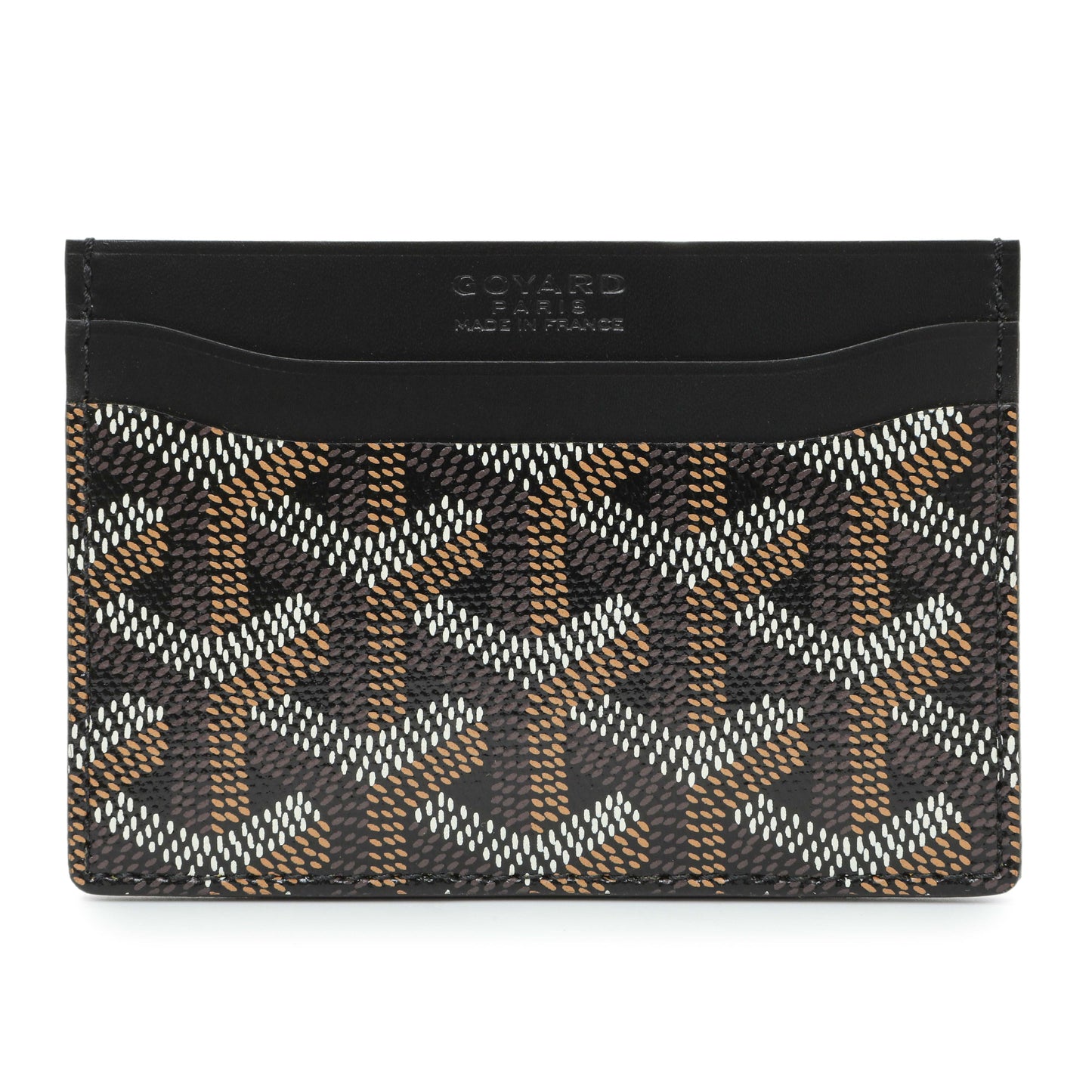 Exclusive Goyard Goyardine Saint Sulpice Card Holder — Front View