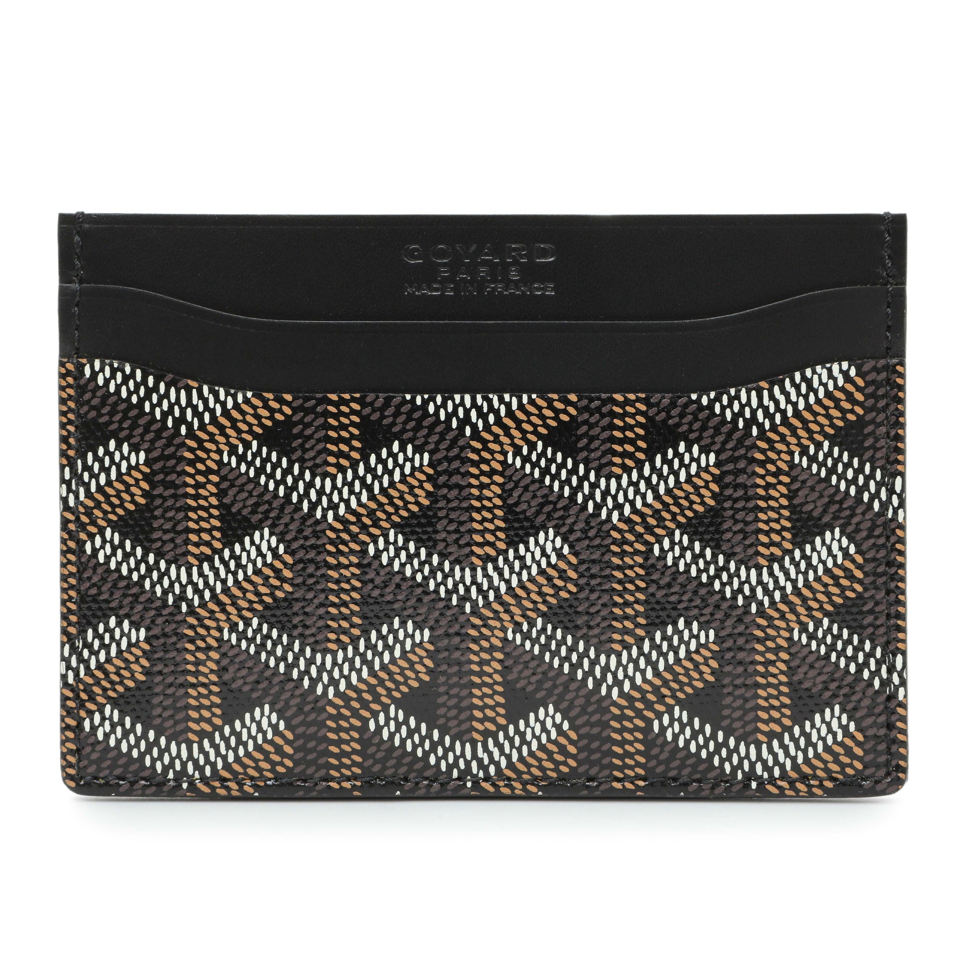 Exclusive Goyard Goyardine Saint Sulpice Card Holder — Front View