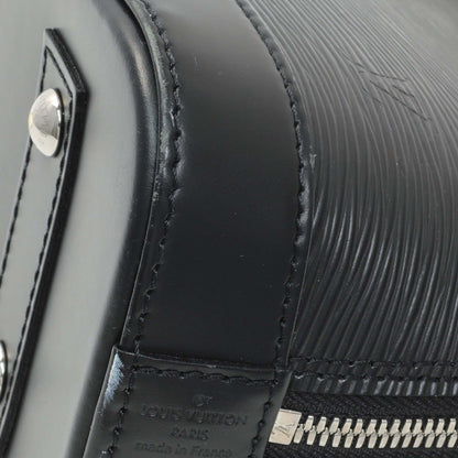 Exclusive Louis Vuitton Black Epi Alma BB — Detail View