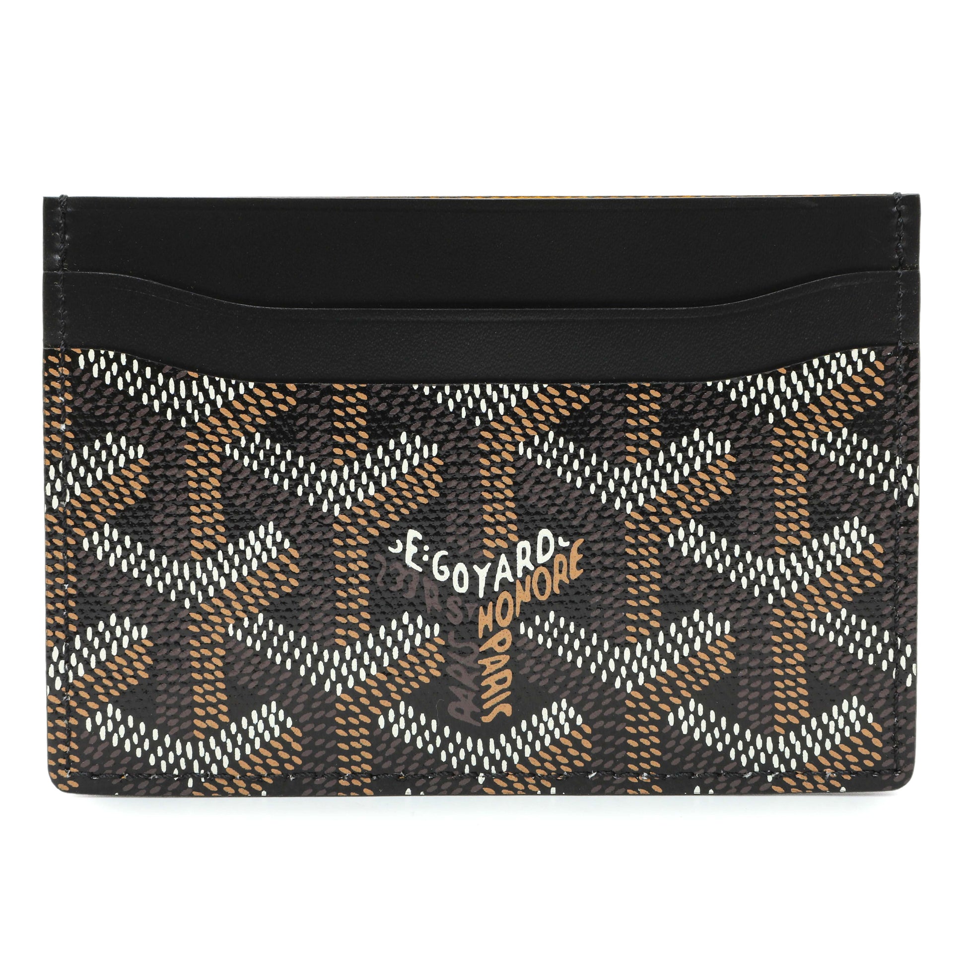 Exclusive Goyard Goyardine Saint Sulpice Card Holder — Side View