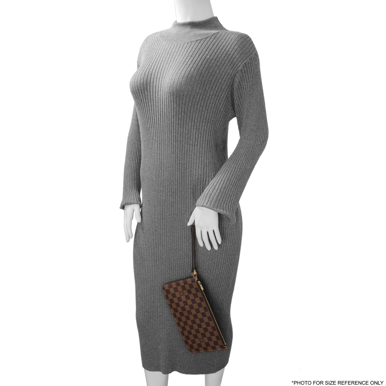 Exclusive Louis Vuitton Damier Ebene Neverfull Pochette MM GM — Lifestyle View