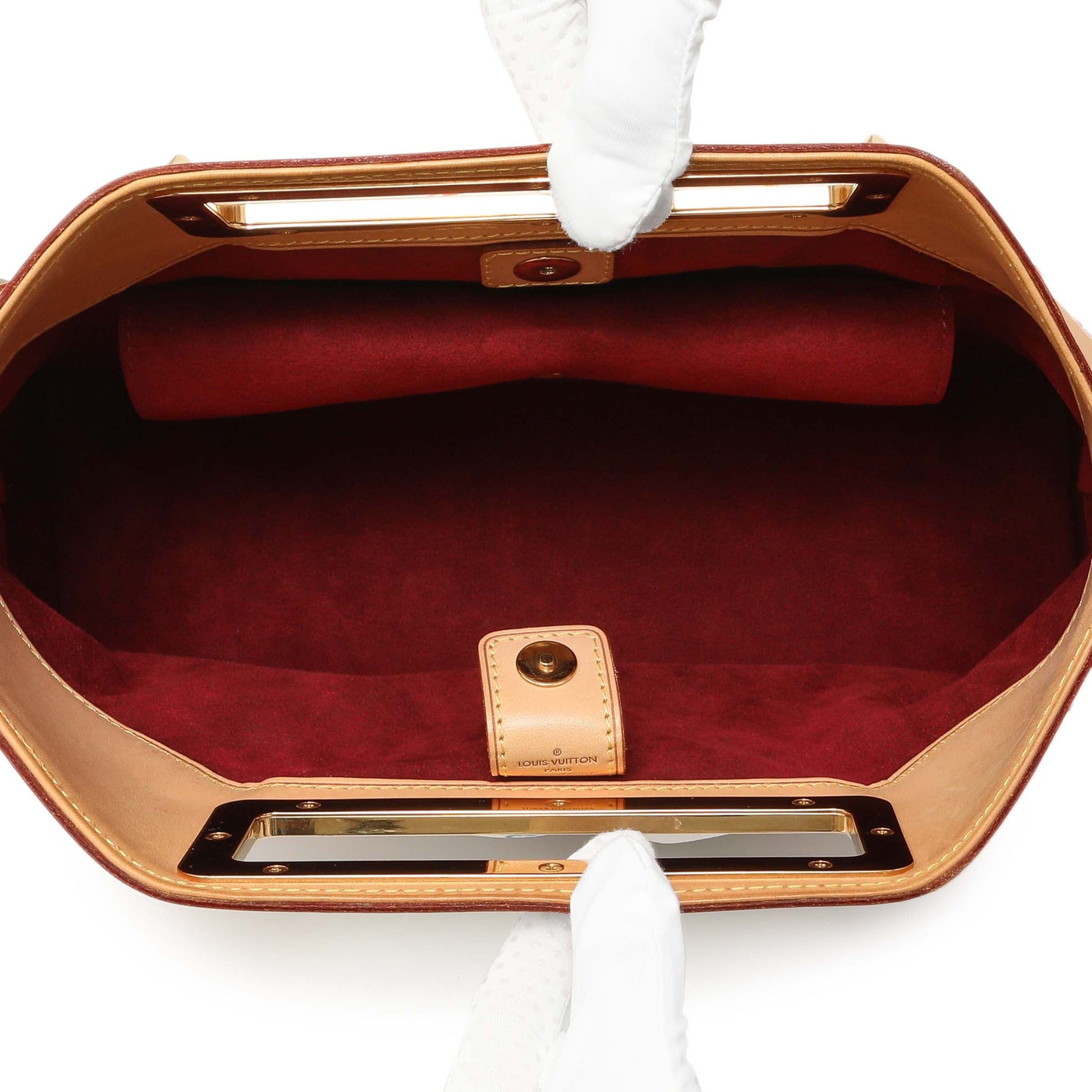 Exclusive Louis Vuitton White Multicolor Judy MM — Top View