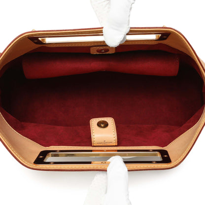 Exclusive Louis Vuitton White Multicolor Judy MM — Top View