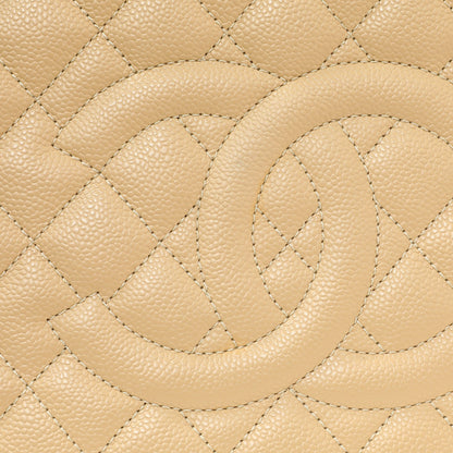 Exclusive Chanel Beige Quilted Caviar Grand Shopping Tote GST — Alternate View 11