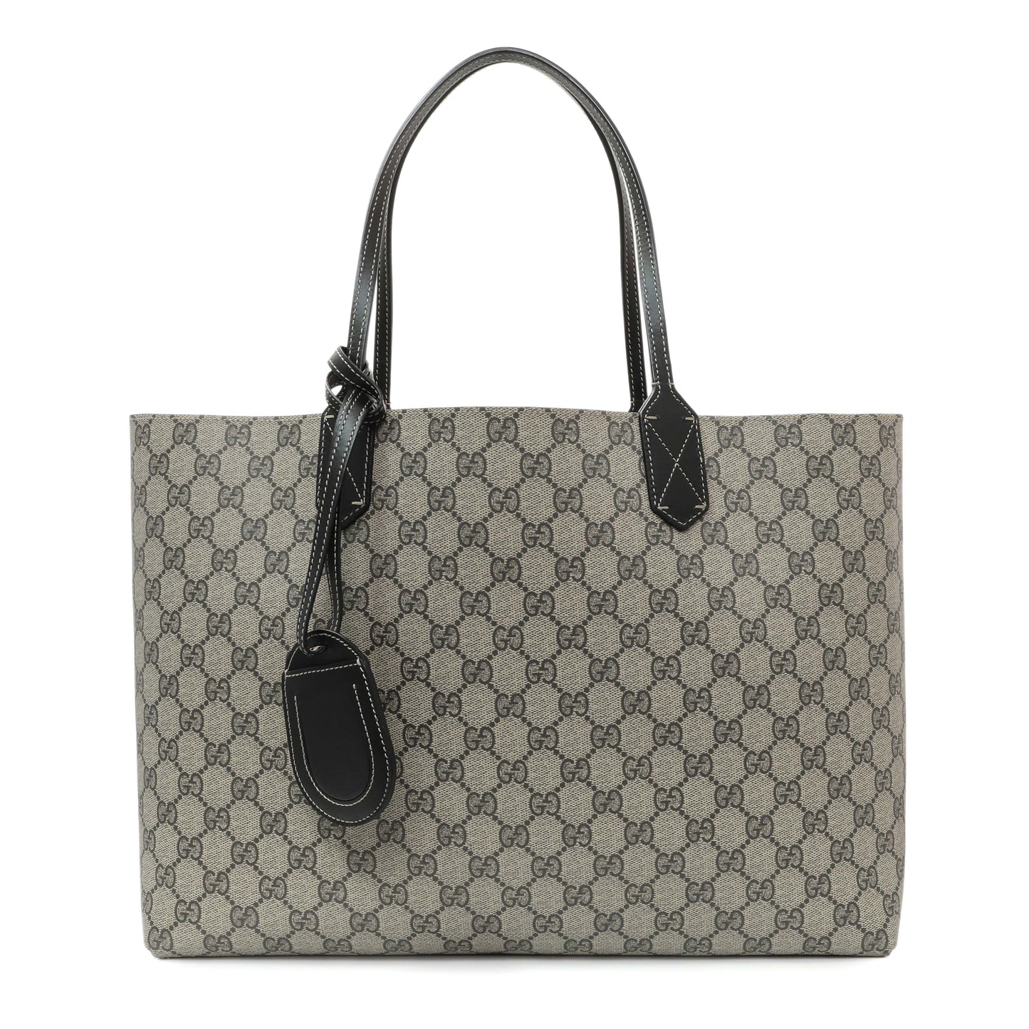 Exclusive Gucci GG Supreme Coated Canvas Reversible Medium Tote — Front View