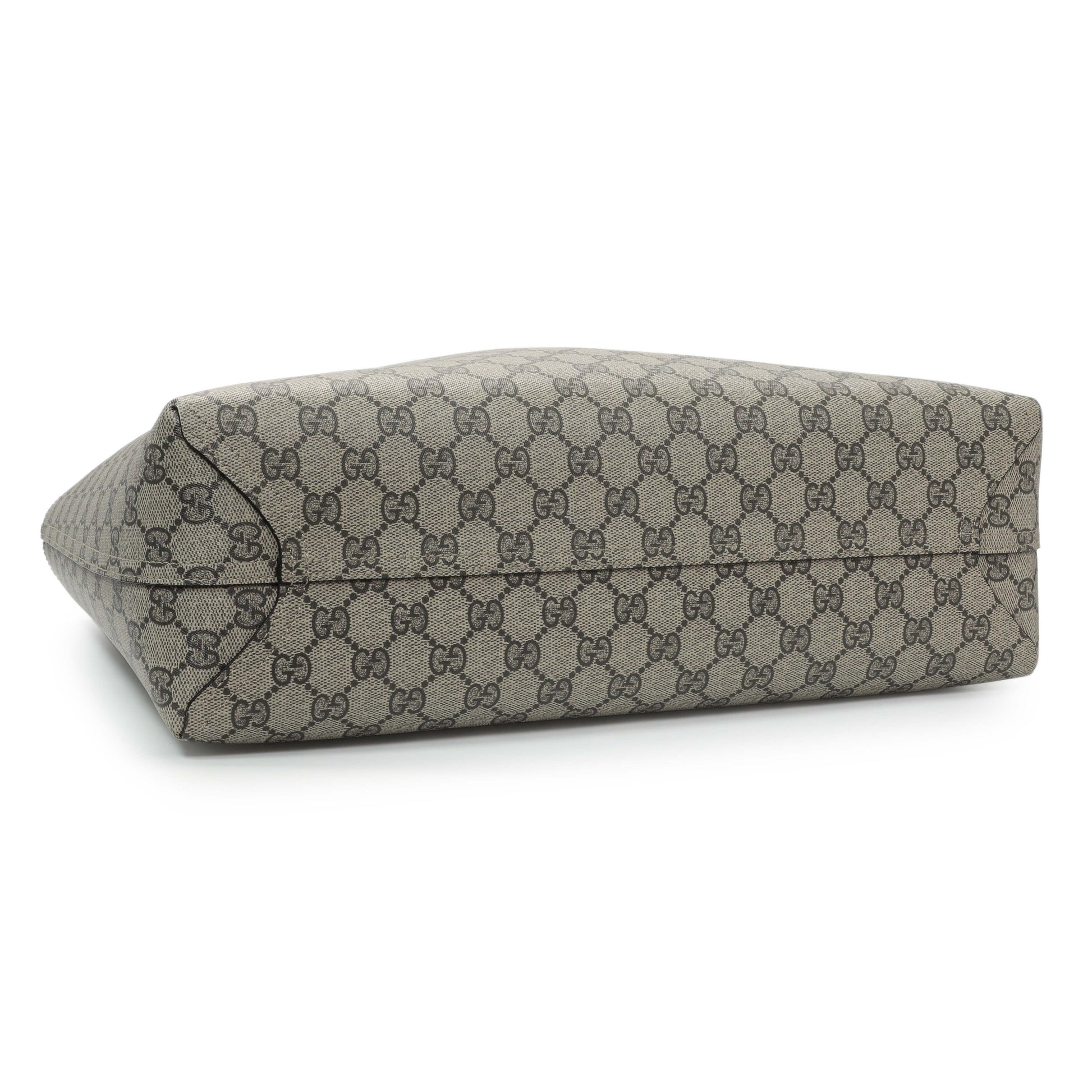 Exclusive Gucci GG Supreme Coated Canvas Reversible Medium Tote — Back View