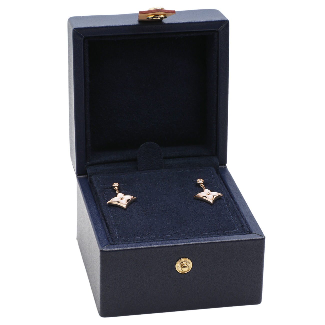 Exclusive Louis Vuitton Color Blossom BB Star Ear Stud Earrings — Back View