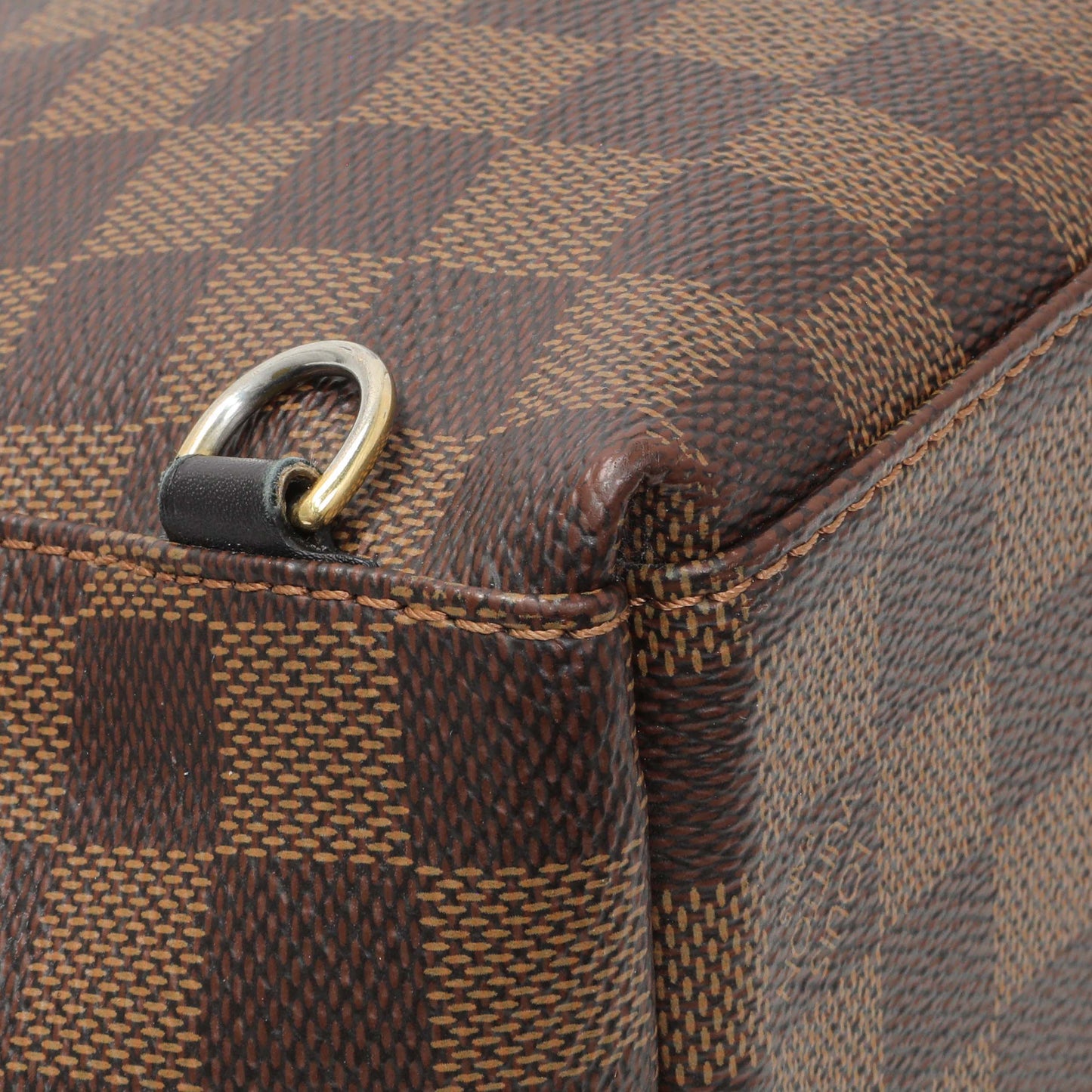 Exclusive Louis Vuitton Red Damier Ebene Clapton Backpack — Lifestyle View
