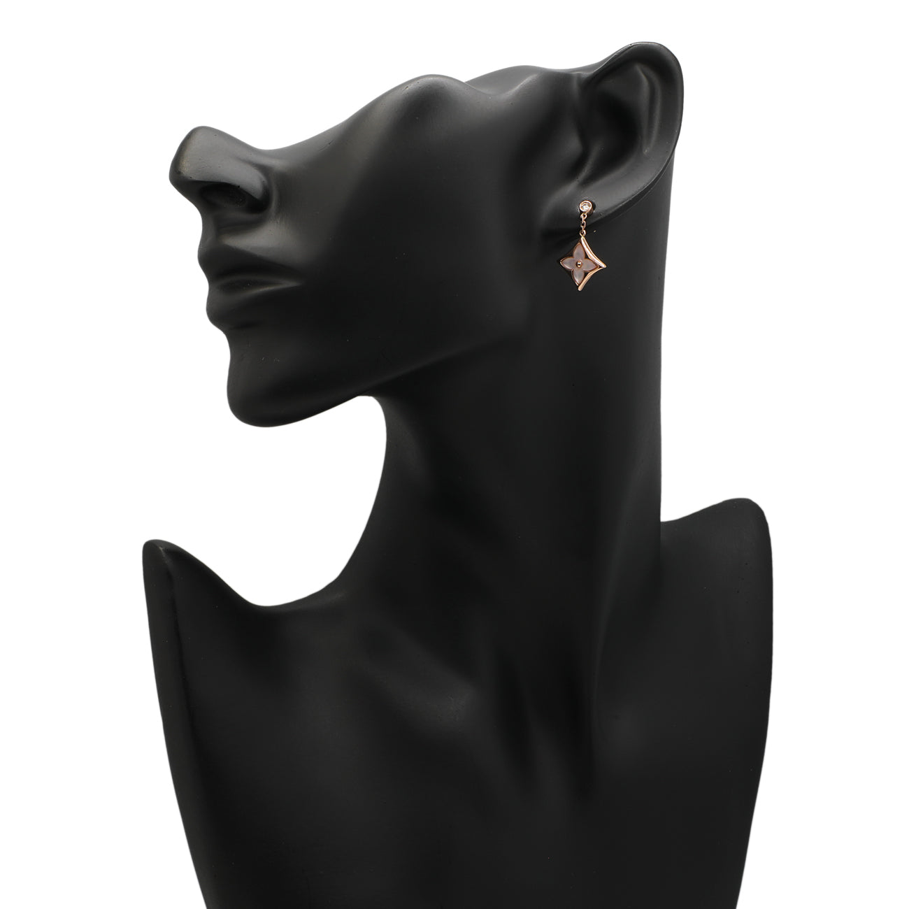 Exclusive Louis Vuitton Color Blossom BB Star Ear Stud Earrings — Top View