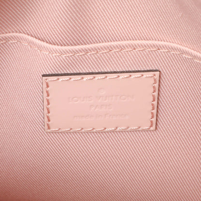 Exclusive Louis Vuitton Rose Ballerine Vernis Monogram Alma Mini — Lifestyle View
